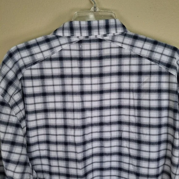 Lucky Brand Shirt Men 2XL Blue‎ Pearl Snap Long Sleeve Western Rodeo Casual - Picture 9 of 12